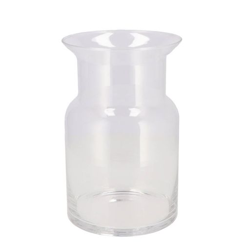 Glas Vase Milchkanne Mouthblown D40cm H19cm
