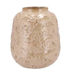 Keramik Vase Mika Cozy sand D30cm H35cm