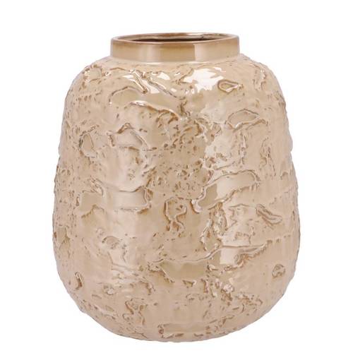 Keramik Vase Mika Cozy sand D30cm H35cm