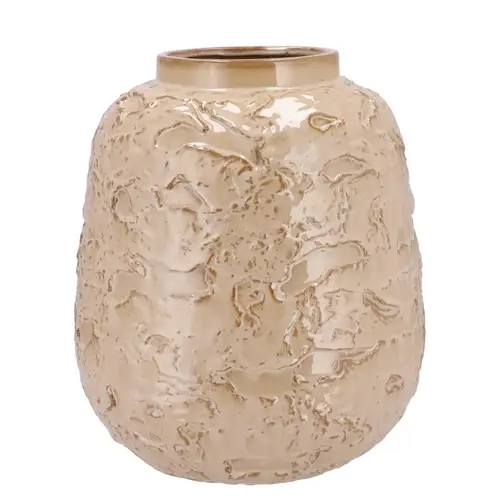 Keramik Vase Mika Cozy sand D30cm H35cm