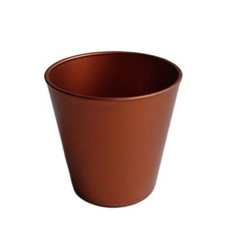 Melamine Übertopf kupfer D11cm H10.5cm