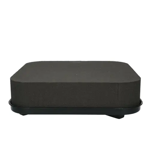 Kissen 30cm  Viereck schwarz Oasis® Eychenne