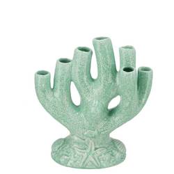 Keramik Vase Koralle grün 27x25x30cm