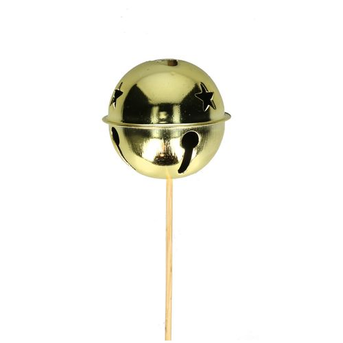 Weihnachtsglocke auf Stab gold L50cm D06cm
