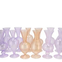 Glas Vase Sunny Dreamy mix pastel 10x10x20cm