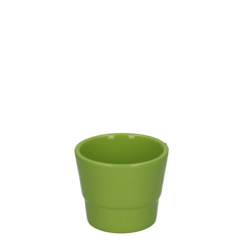 Keramik Übertopf Basic grün D07cm H06cm