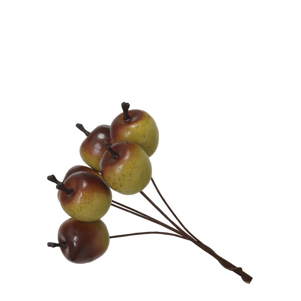 Apfel auf Draht grün 20mm x36 