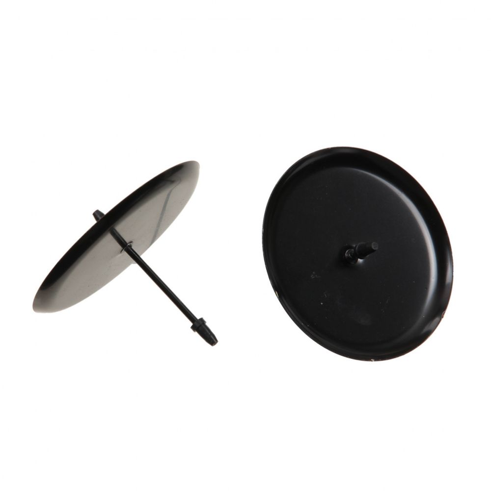 Kerzenständer Eisen schwarz D08cm x4