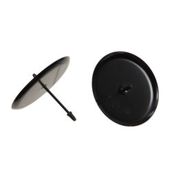 Kerzenständer Eisen schwarz D08cm x4