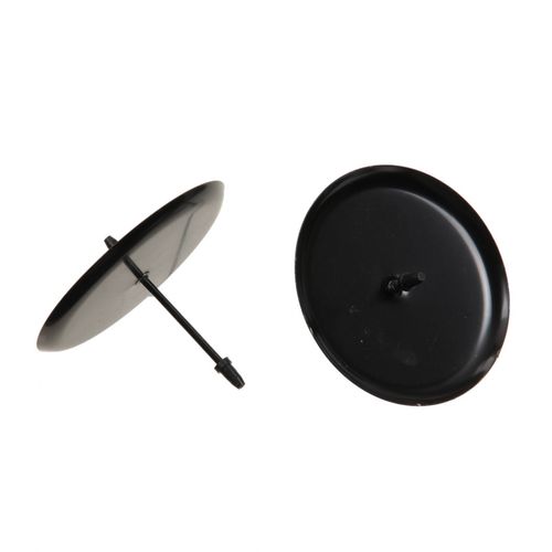 Kerzenständer Eisen schwarz D08cm x4