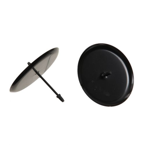 Kerzenständer Eisen schwarz D08cm x4