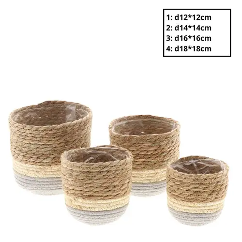 Korb Nora blau 4/Set D18cm H18cm