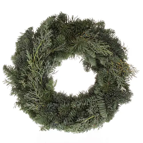 Cupres/Nobiliskranz 30cm Halb Außenmaß 34cm