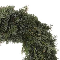 Cupres/Nobiliskranz 30cm Halb Außenmaß 34cm