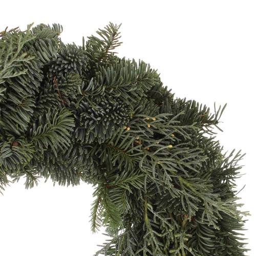 Cupres/Nobiliskranz 30cm Halb Außenmaß 34cm