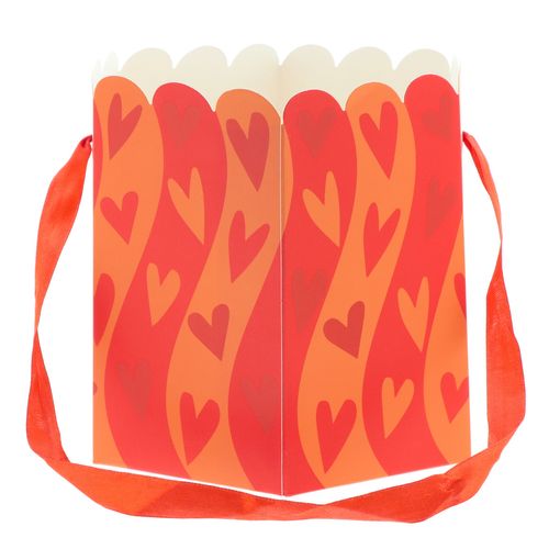 Tasche Herz Vibrations orange 15x15x16cm