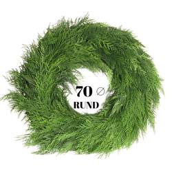 Kranz grün Thuja rund gebunden 70cm