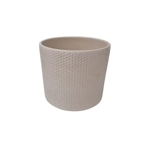 Keramik Topf Pillar creme D17cm H15cm