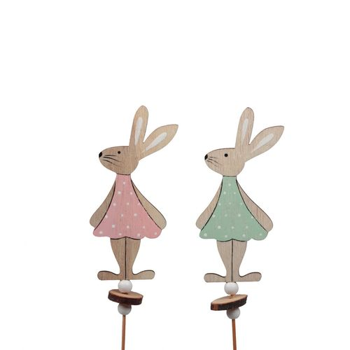 Kaninchen auf Stab mix 5.5cm l20cm
