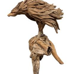 Teakholz Hawk natur 60x75x40cm