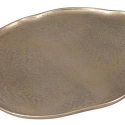 Zink Teller champagne D34.5cm