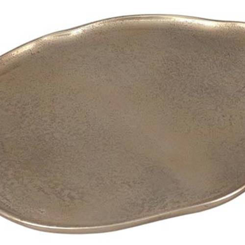 Zink Teller champagne D34.5cm