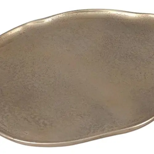Zink Teller champagne D34.5cm