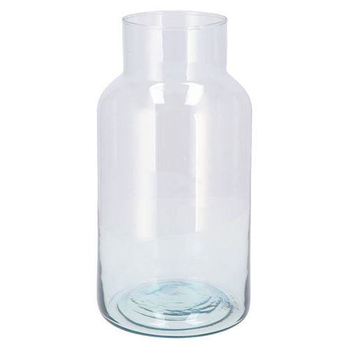 Glas Vase recycelt  D16cm H30cm