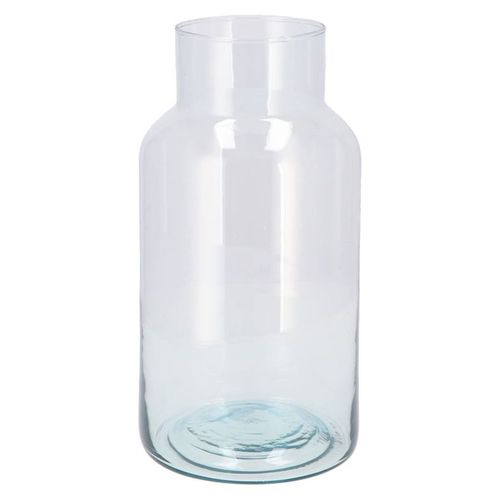 Glas Vase recycelt  D16cm H30cm