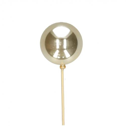 Kugel auf Stab Champagne L50cm D06cm