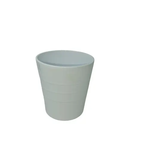 Keramik Orchidee Übertopf Rib weiss D13cm H13cm