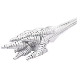 Trocken Cane Cone auf Stab silber L50cm