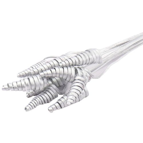 Trocken Cane Cone auf Stab silber L50cm