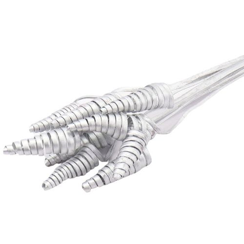 Trocken Cane Cone auf Stab silber L50cm