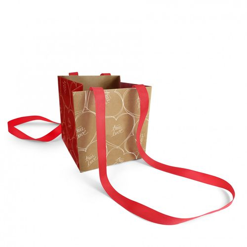 Tasche Herz True love 13x13x13cm