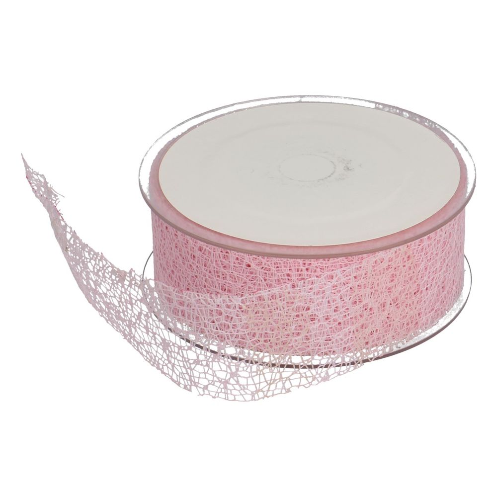 Band Bienenwabe hell rosa 38mm 20m