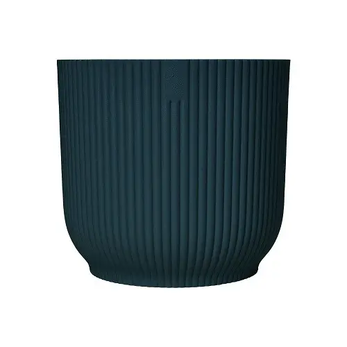 Kunststoff Übertopf Vibes blau D14cm H13cm