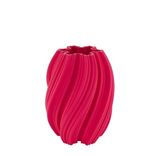 3D Vase fuchsia D19cm H24cm