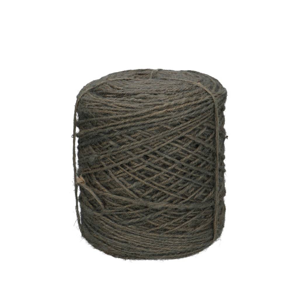 Flachsseil grau D3mm 1kg
