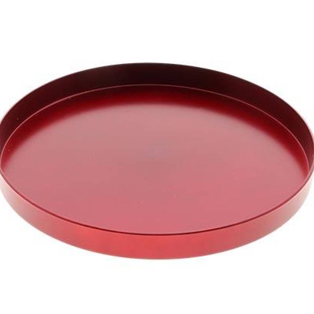 Melamine Teller rot D32cm H03cm