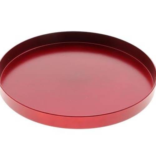 Melamine Teller rot D32cm H03cm