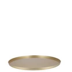 Teller Metall gold Majestic D26cm H02cm