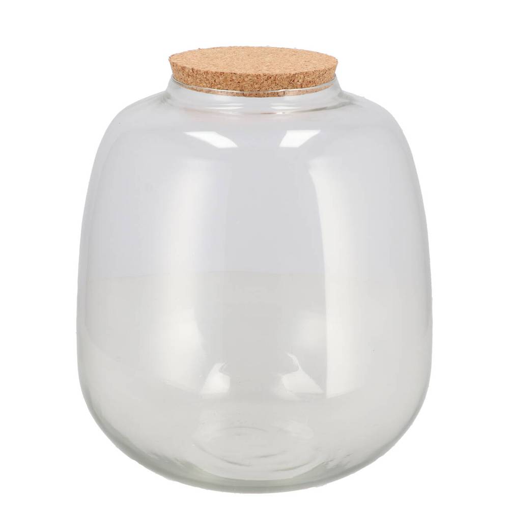 Glas Terrarium +Kork 23x23x25cm