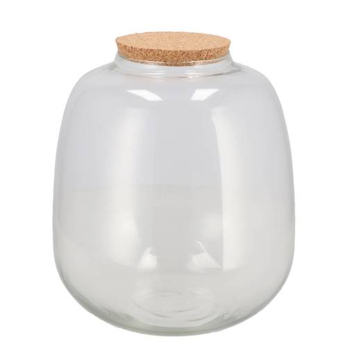 Glas Terrarium +Kork 23x23x25cm