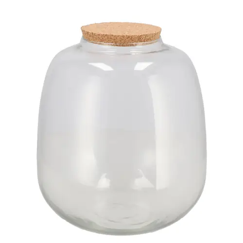 Glas Terrarium +Kork 23x23x25cm