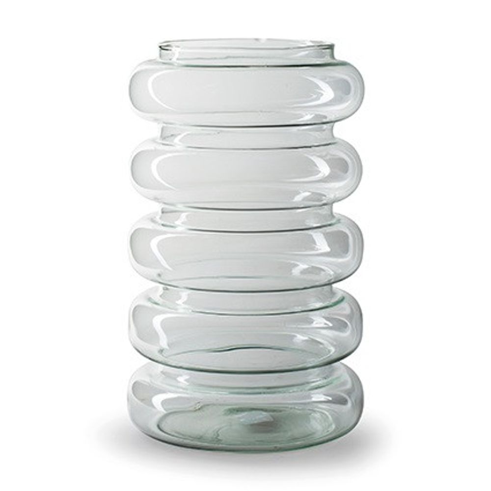 Glas Vase Ribby D19cm H30cm