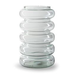 Glas Vase Ribby D19cm H30cm
