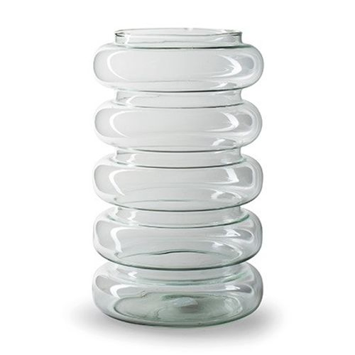 Glas Vase Ribby D19cm H30cm