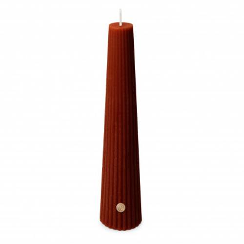 Kerze Obelisk rot D04.5cm H25cm 