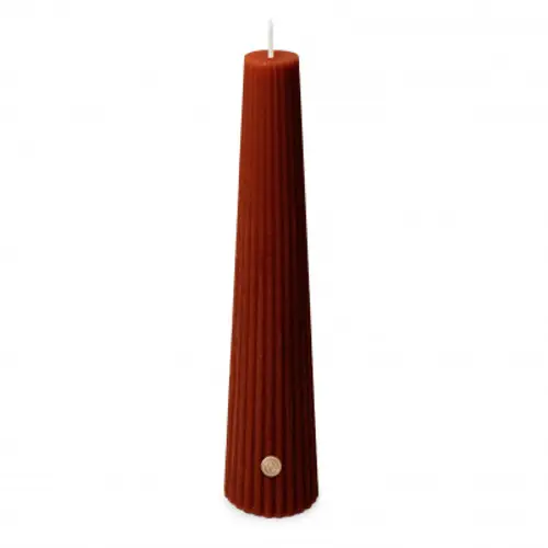 Kerze Obelisk rot D04.5cm H25cm 